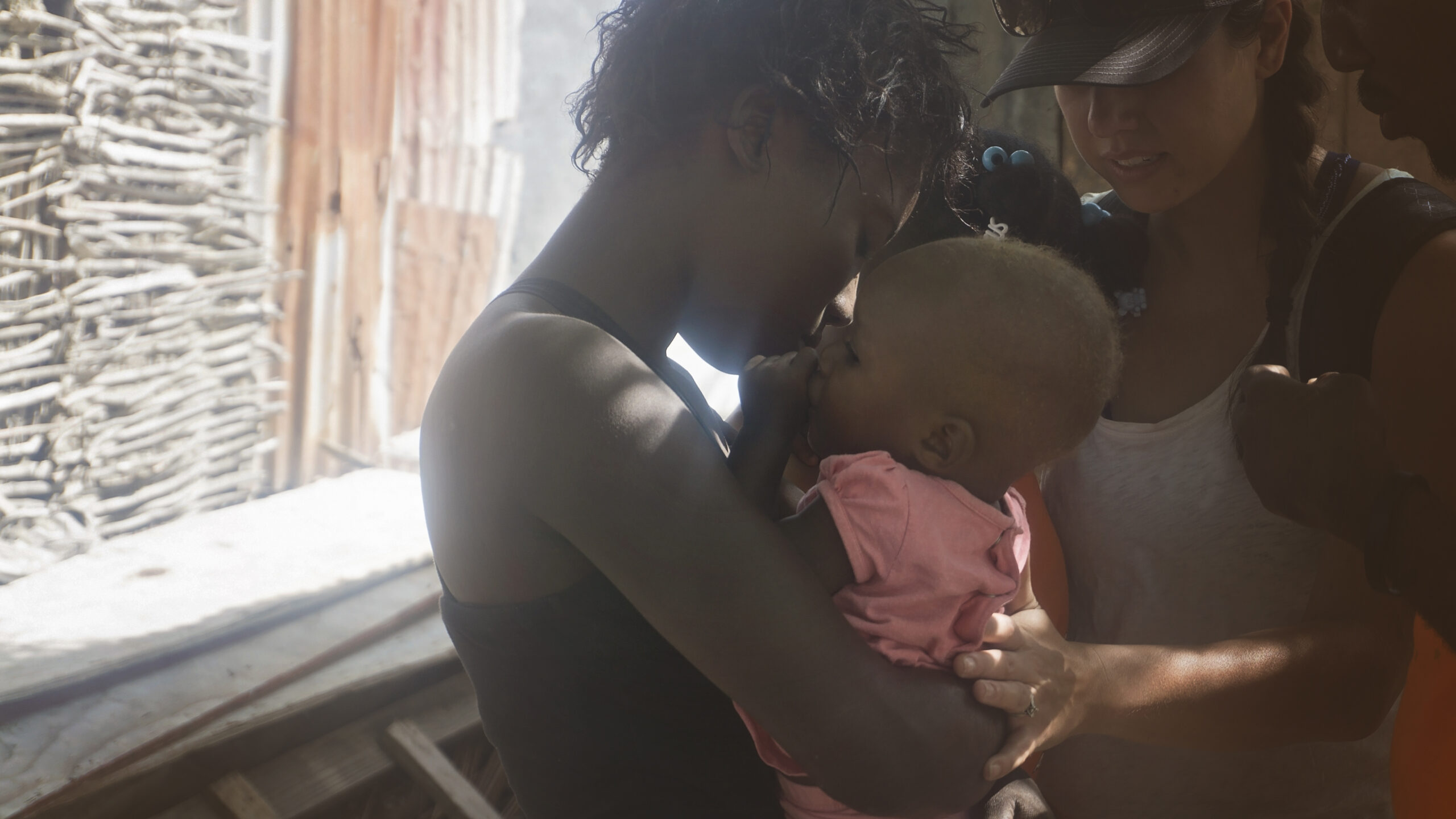 haitian mother with baby